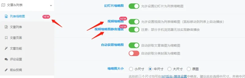 新版本V6.9.2：视频封面静音播放的设置，给大家找到了-zibll子比社区