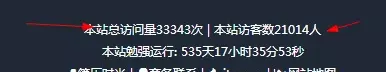 【美化分享】纯代码！显示在线人数、访客人数，访客次数！-zibll子比社区