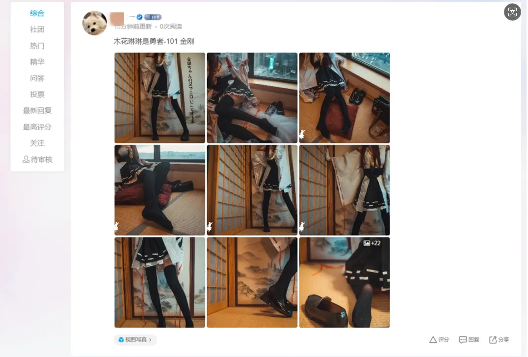 图片九宫格展示美化这个代码设置没效果！-zibll子比社区