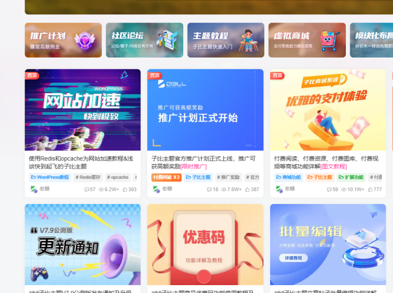 麻烦请问，为什么我的主页文章样式不能设置-zibll子比社区