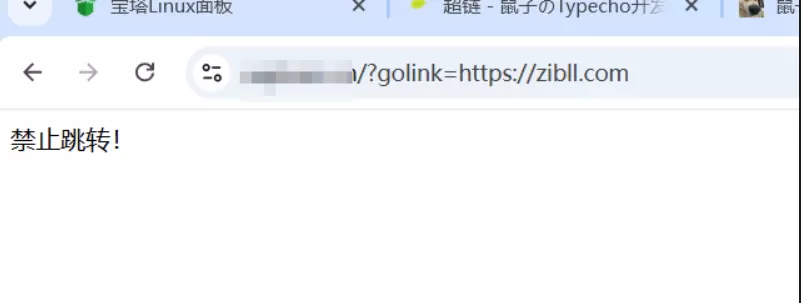 Golink禁止明文(非base64)跳转-zibll子比社区