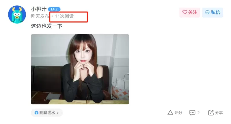这个阅读次数怎么不显示啊-zibll子比社区