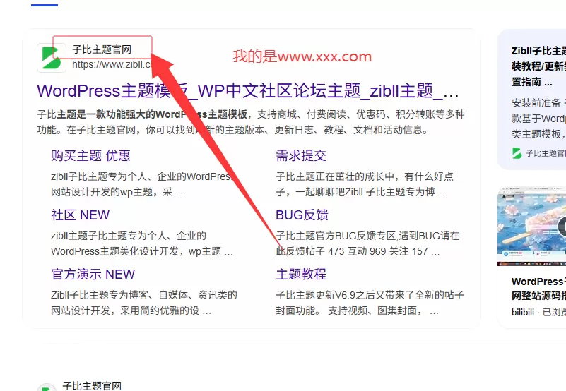 为什么我的bing的名字是网站-zibll子比社区