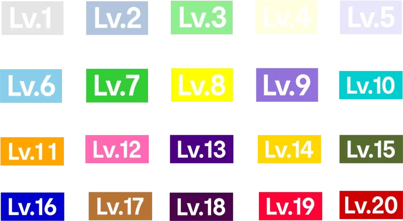 等级图标LV1-LV20等级图标分享-zibll子比社区