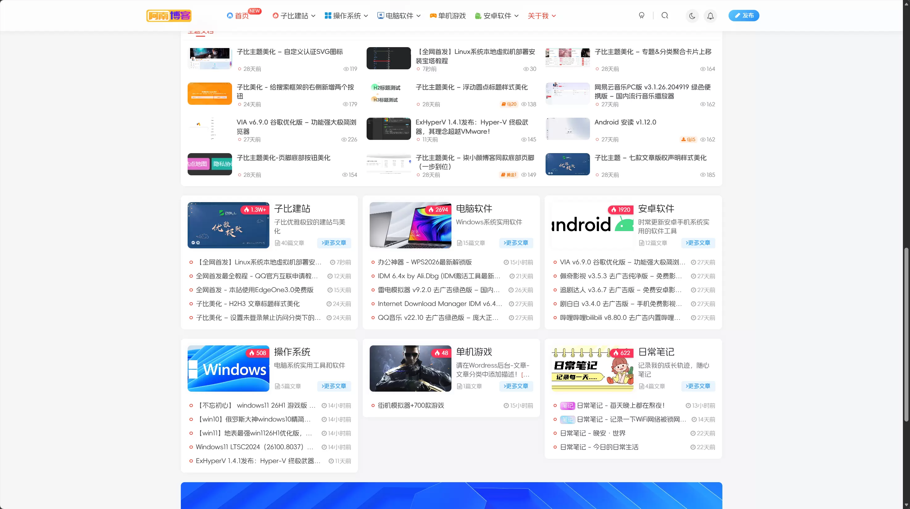 阿南博客 - 探索技术世界与经验分享-zibll子比社区